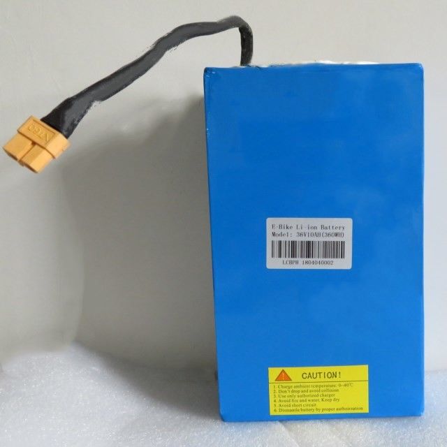 Batterie al litio a 36 volt personalizzate 10ah 36v 10s4p MSDS UN38.3 per ebike