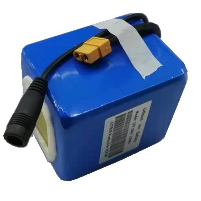 12 Volt 10ah batteria al litio 18650 3cellule in serie con spina di scarica XT60