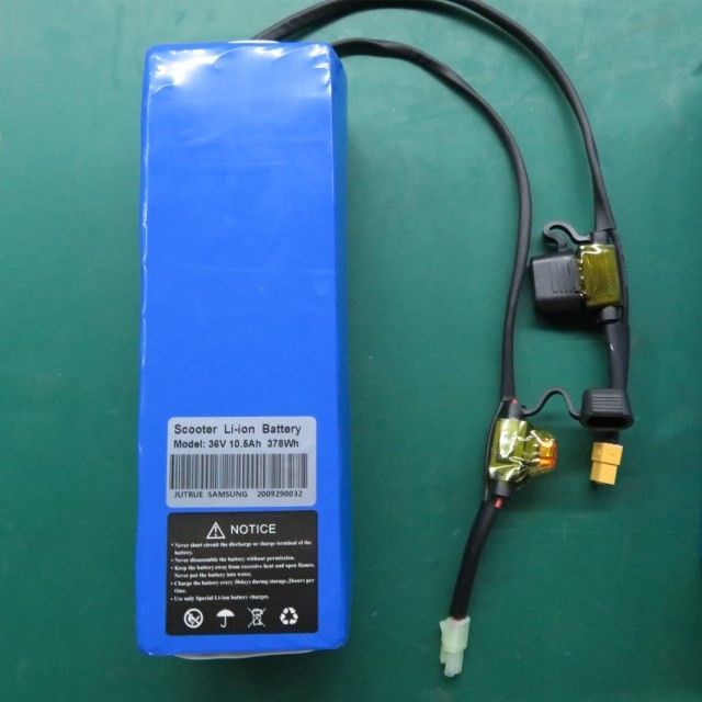 pacco batteria 12v 18650 2600mAh 36V 10.4Ah con XT60 per motorino E