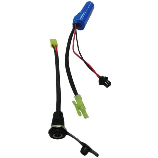 Batteria per pompa idraulica SM-2P 18650 1s 3.7v 2000mAh con spina di ricarica DC5521