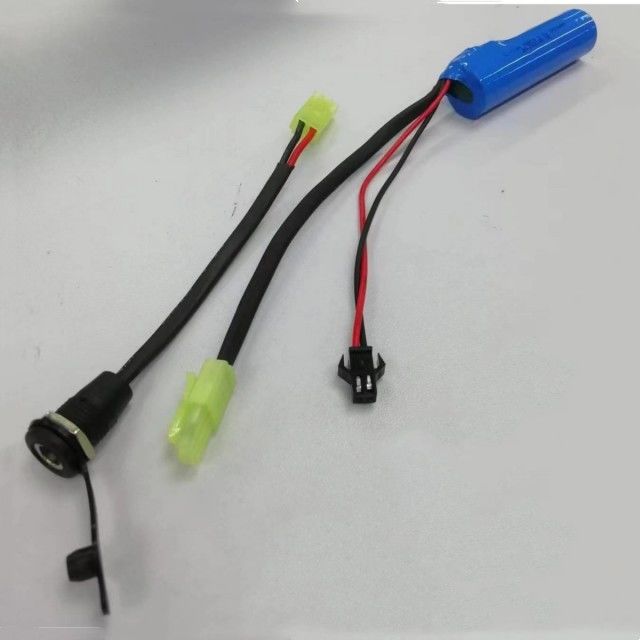 Batteria per pompa idraulica SM-2P 18650 1s 3.7v 2000mAh con spina di ricarica DC5521