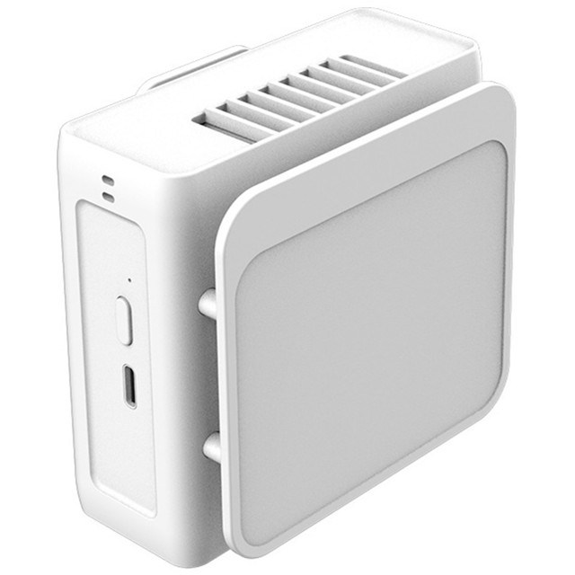 Ventilatore a cintura personale multifunzione appeso al collo ventilatore a clip a vita con batteria integrata da 5000mAh Ventilatori portatili USB portatili