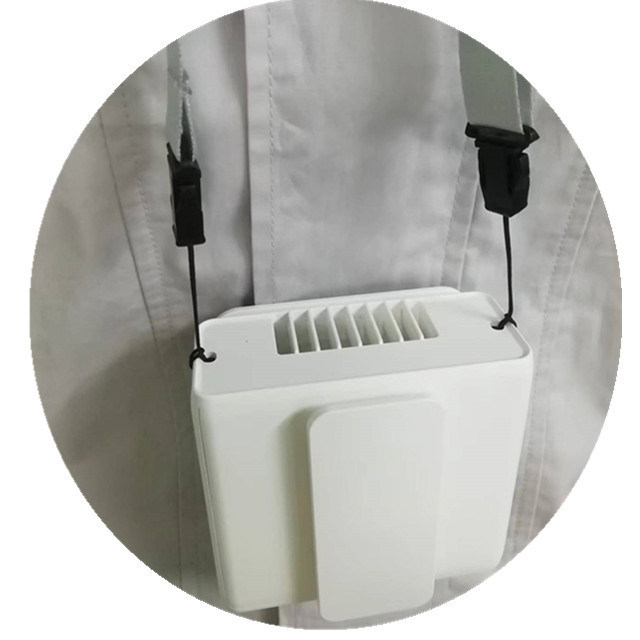 Ventilatore a cintura personale multifunzione appeso al collo ventilatore a clip a vita con batteria integrata da 5000mAh Ventilatori portatili USB portatili