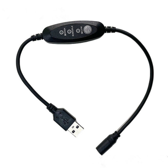 Cavo USB CC a bassa tensione Cavo per interruttore di alimentazione USB ad angolo retto da 13 cm