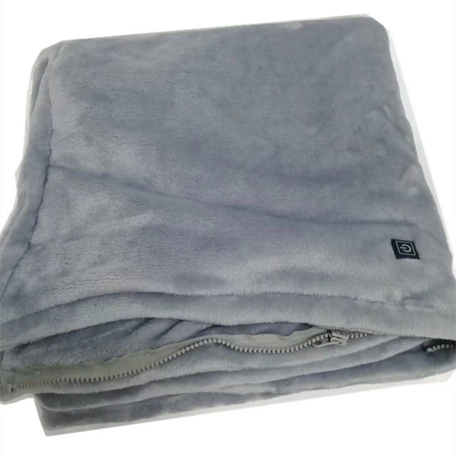 Coperta riscaldata a infrarossi a bassa tensione 80 x 150 cm Lenzuolo riscaldato sicuro con USB