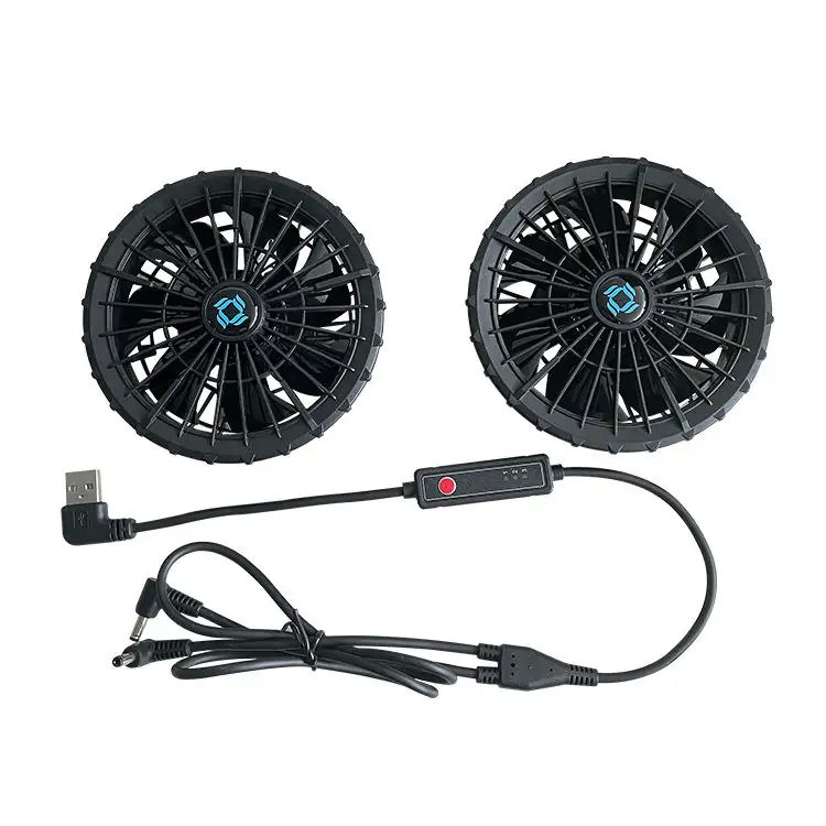 Ventilatore per abbigliamento estivo rinfrescante con 3 livelli di velocità per giacca, super sottile 34mm