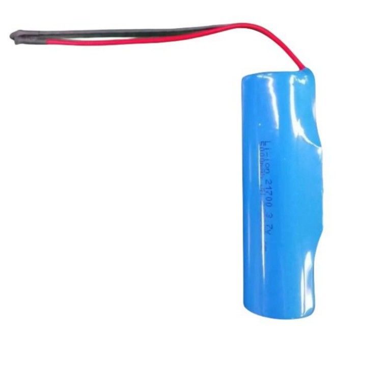 3.7V 5000mAh 21700 Pack con PCB e Leads 20 AWG per dispositivi elettronici