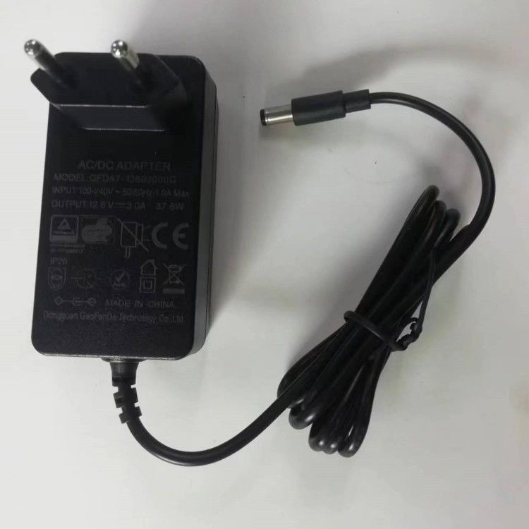 12.6v 3a Ac Dc Adapter Charger European Standard Plug Dc5.5x2.1mm Maschio