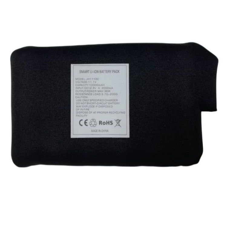 Indumenti riscaldati in inverno Batteria 7.4V 12V 10000mAh Testa di ricarica a corrente continua Nero Colore