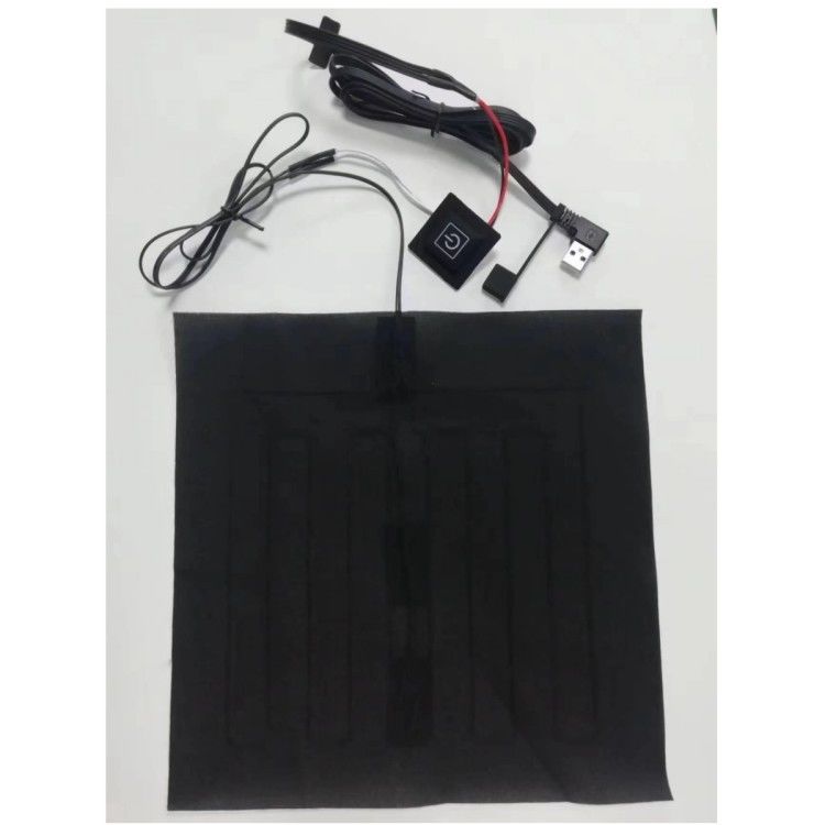 Indumenti personalizzati Pad di riscaldamento 24*24 cm Per cuscino riscaldato 5V Con testa USB bend