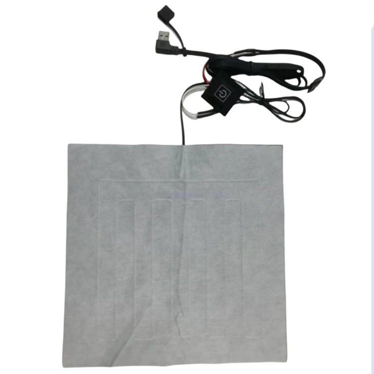 Indumenti personalizzati Pad di riscaldamento 24*24 cm Per cuscino riscaldato 5V Con testa USB bend