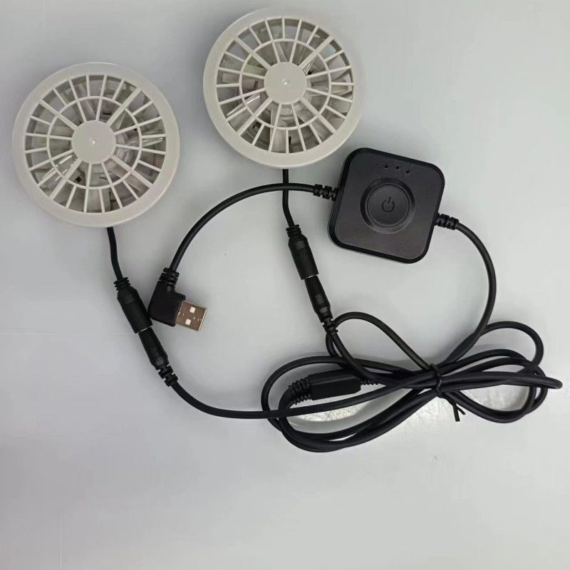 Ventilatore giapponese senza spazzole con motore di aria condizionata Vestico piccolo Due ventilatori in uno leggero