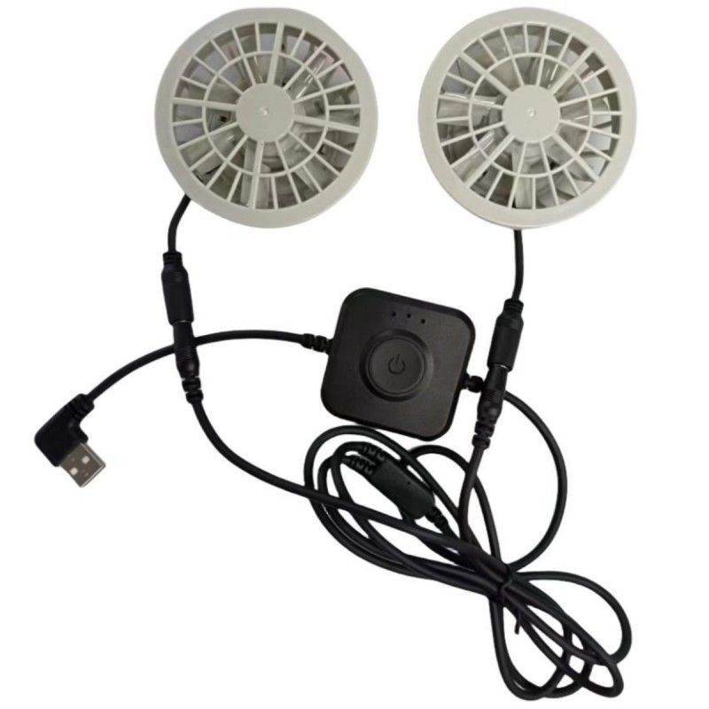 Ventilatore giapponese senza spazzole con motore di aria condizionata Vestico piccolo Due ventilatori in uno leggero