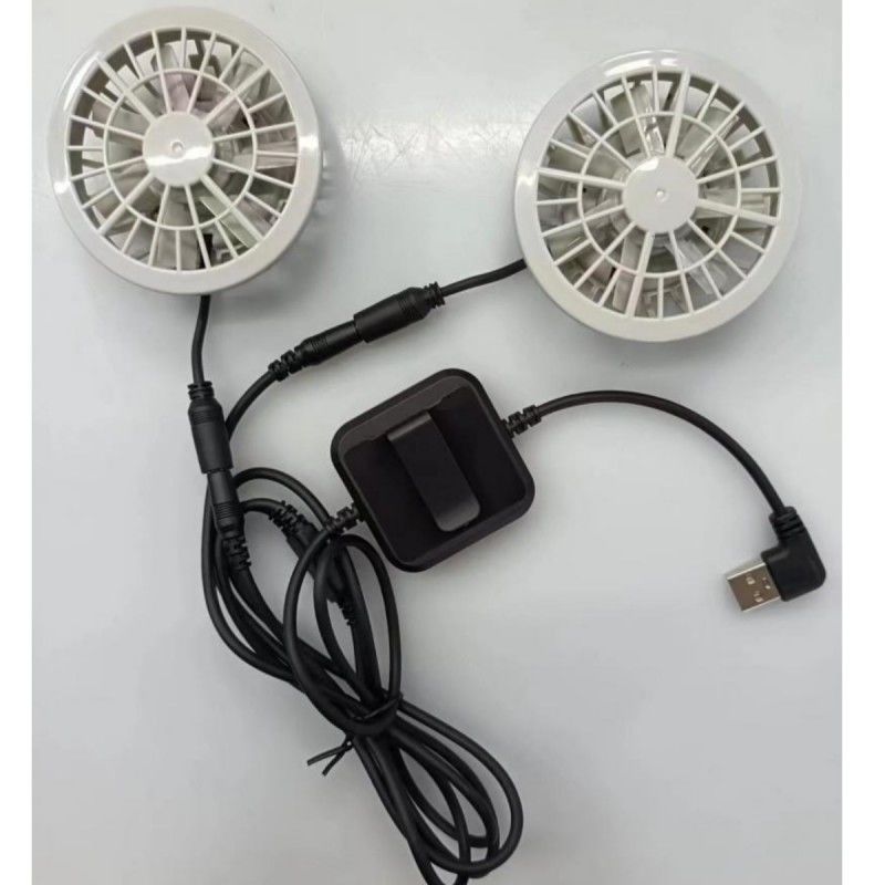 Ventilatore giapponese senza spazzole con motore di aria condizionata Vestico piccolo Due ventilatori in uno leggero
