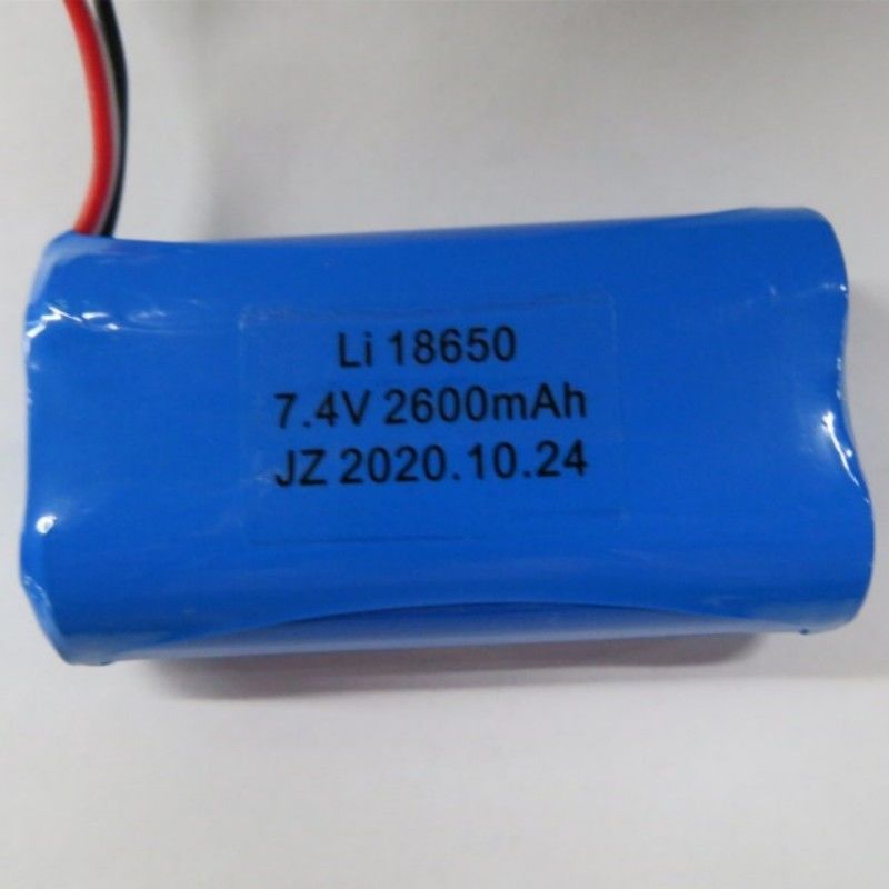 7.4V 2600mAh 18650 pacchetto batteria con 3 conduttori e 3 pin di contatto per la macchina postale