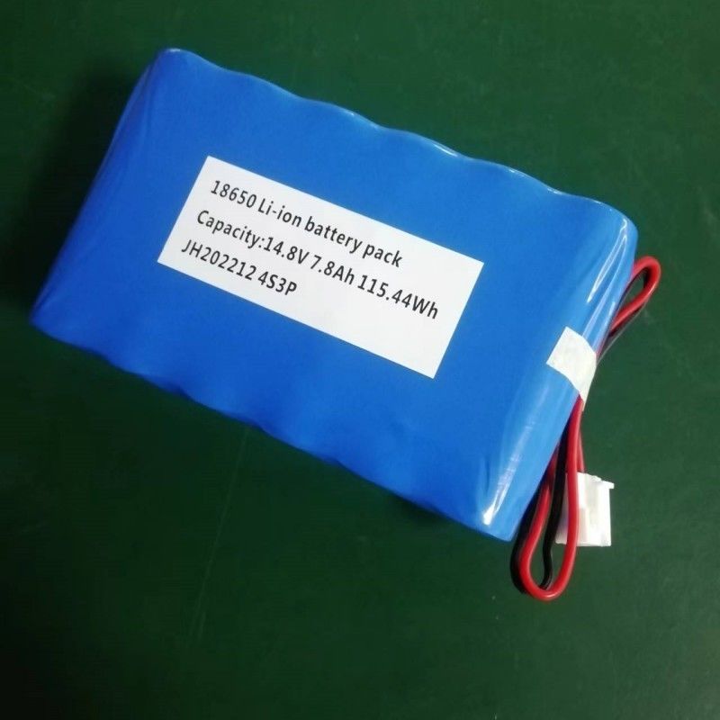 18650 Batteria 4s3p 14.8V 7.8Ah Batteria con contatto a 2 pin per luci a LED