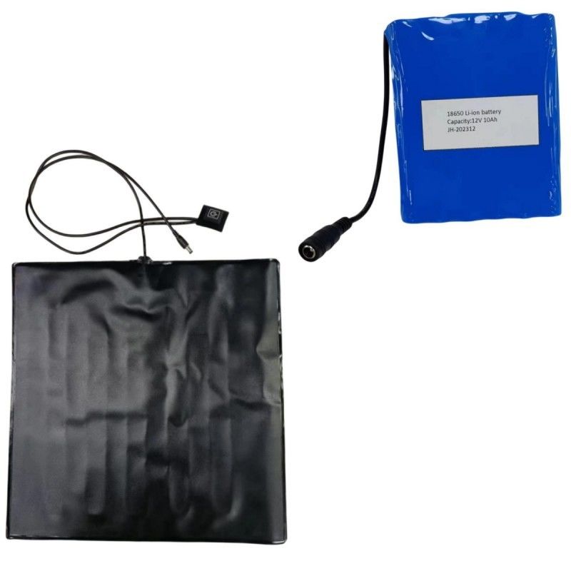Pad di riscaldamento a batteria 12V 10Ah Set Pad in PVC 35x35cm Per sacchetto di consegna di pizza