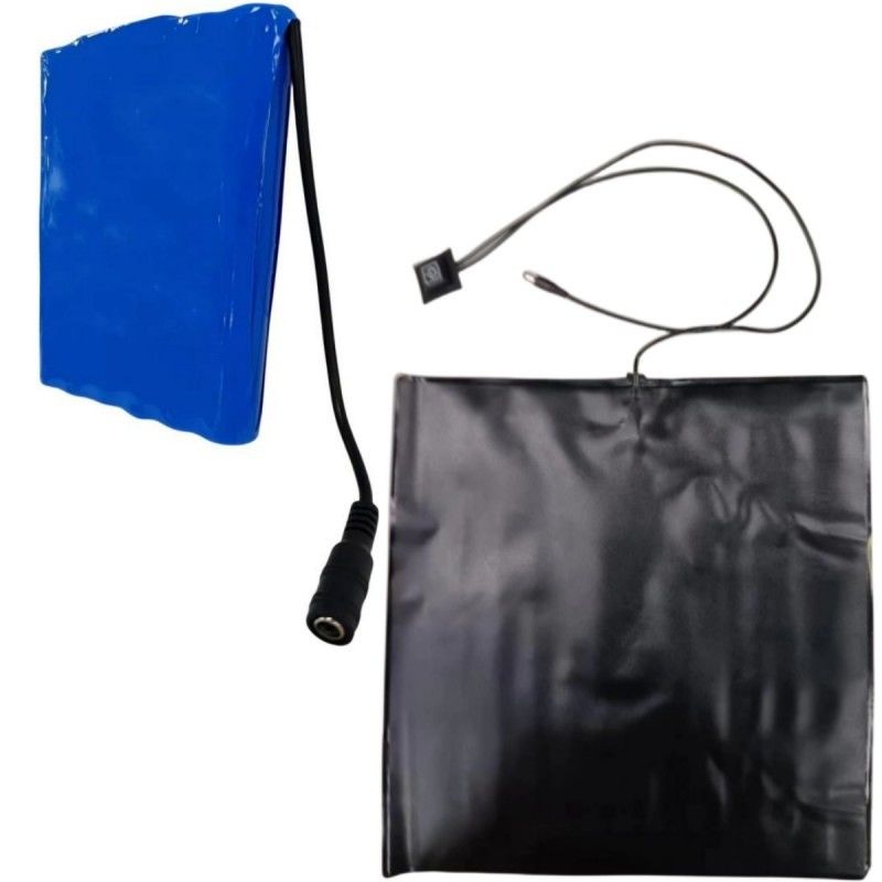 Consegna di cibo caldo Pad di riscaldamento in PVC 12V 10Ah Pad di riscaldamento a batteria Dimensioni 30x30cm