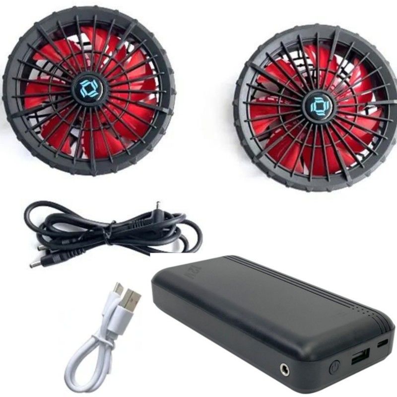 12v batteria giacca ventilatore di raffreddamento set a piena velocità 12 ore di lavoro per il giubbotto di raffreddamento