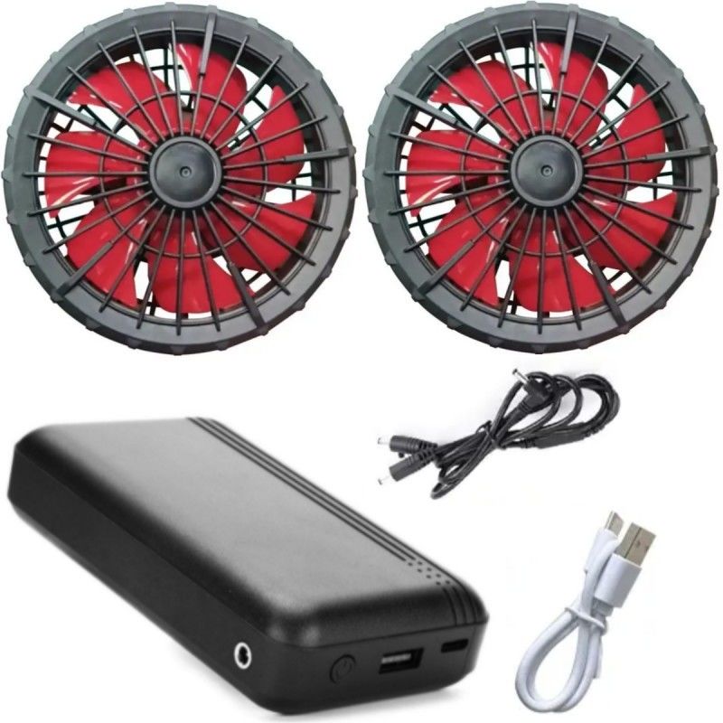 Abbigliamento da lavoro Giacca di raffreddamento Ventilatore batteria set 12V 10000mAh Con motore senza spazzole cinese