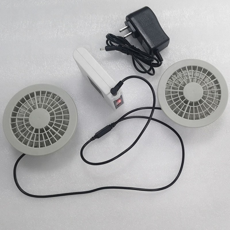 PSE Set batteria del ventilatore 7.4V 5200mAh Set ventilatore di raffreddamento giacca 4 livelli velocità del vento