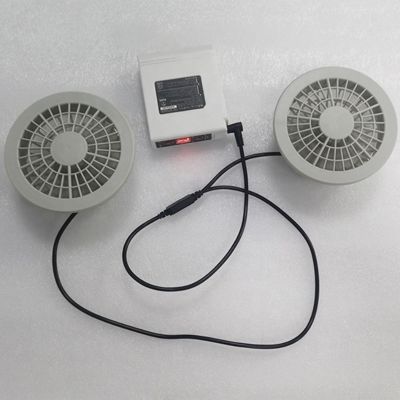 PSE Set batteria del ventilatore 7.4V 5200mAh Set ventilatore di raffreddamento giacca 4 livelli velocità del vento