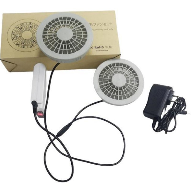 PSE Set batteria del ventilatore 7.4V 5200mAh Set ventilatore di raffreddamento giacca 4 livelli velocità del vento
