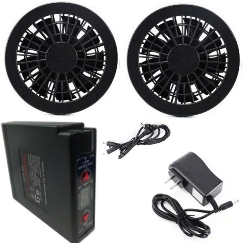 7.2V Jacket Cooling Fan Battery Set 4400mAh Con Caricabatterie Per Abbigliamento Da Lavoro Estive