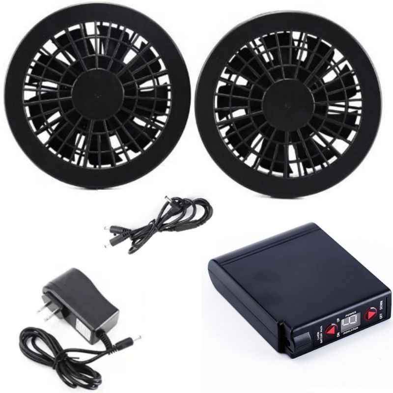7.2V Jacket Cooling Fan Battery Set 4400mAh Con Caricabatterie Per Abbigliamento Da Lavoro Estive