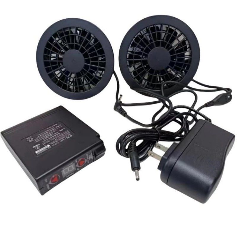 Set di ventilatori a batteria di marca coreana 7.4V 7000mAh KC per giacca di raffreddamento