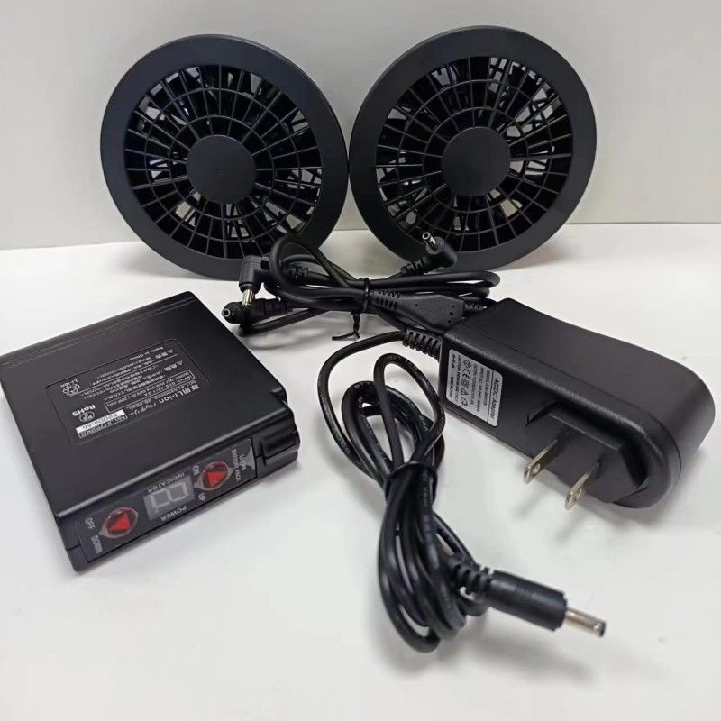 Set di ventilatori a batteria di marca coreana 7.4V 7000mAh KC per giacca di raffreddamento