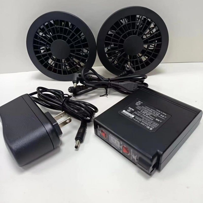 Set di ventilatori a batteria di marca coreana 7.4V 7000mAh KC per giacca di raffreddamento