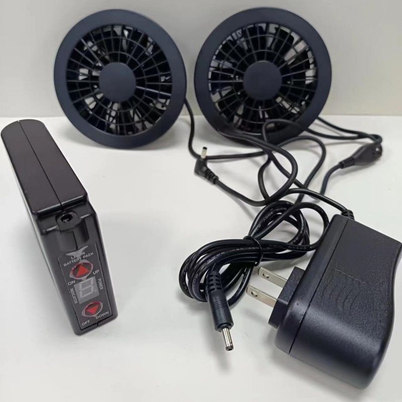 Set di ventilatori a batteria di marca coreana 7.4V 7000mAh KC per giacca di raffreddamento