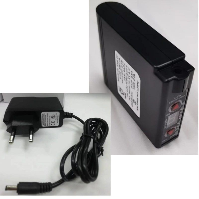 7.4 Volt 7000mAh Abbigliamento riscaldato Batteria caricabatterie Set Correa Spina per il riscaldamento cintura del ventre