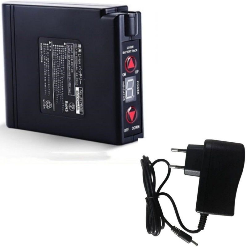 7.4 Volt 7000mAh Abbigliamento riscaldato Batteria caricabatterie Set Correa Spina per il riscaldamento cintura del ventre