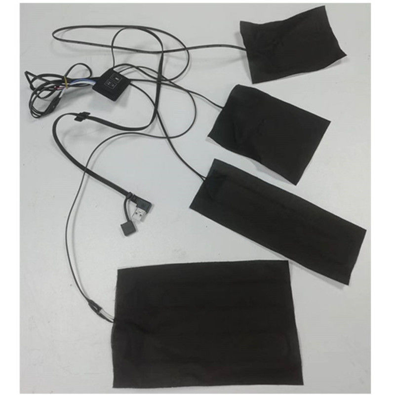 Pad di riscaldamento per giacca 4pads 4 in 1 Infrarosso lontano 5V USB caldaia per abbigliamento