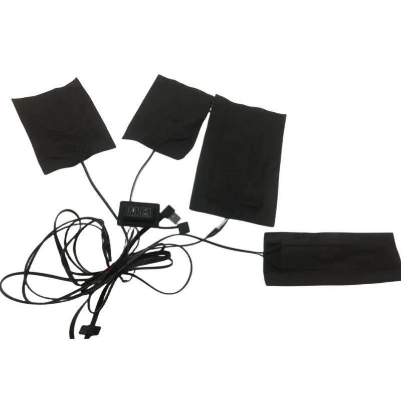 Pad di riscaldamento per giacca 4pads 4 in 1 Infrarosso lontano 5V USB caldaia per abbigliamento