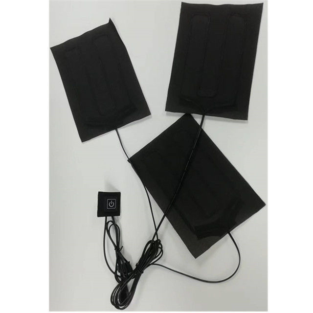 Indumenti a infrarossi lontani Pad di riscaldamento 3 in un 5V USB Scaldaia per giacca