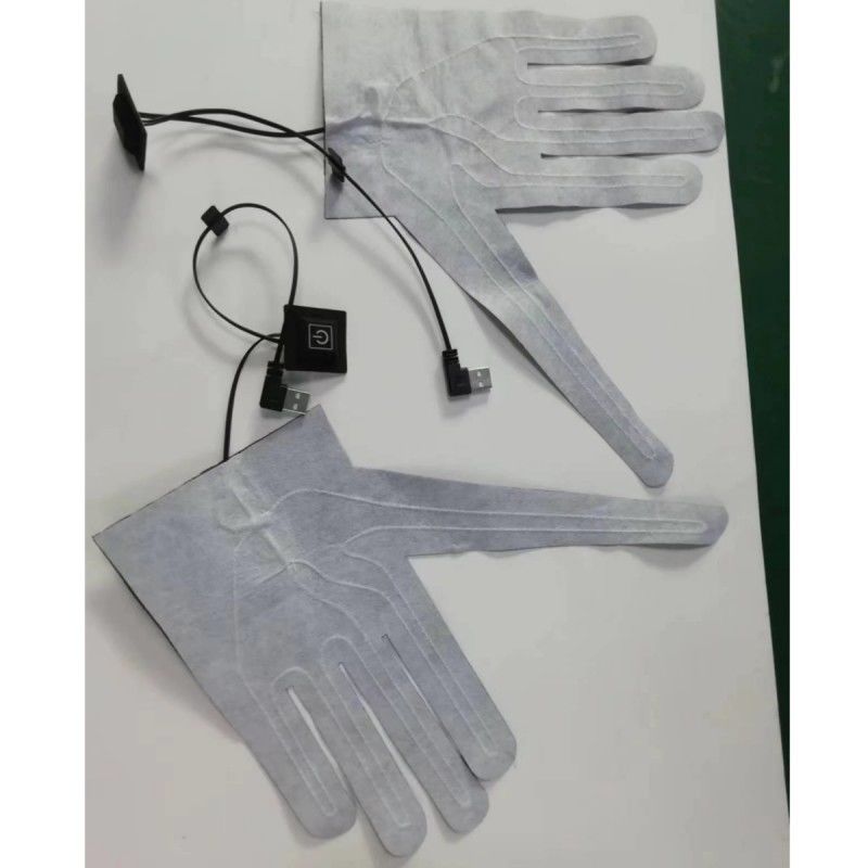Abbigliamento Panne di riscaldamento per guanti 5V USB con interruttore di riscaldamento per guanti riscaldati
