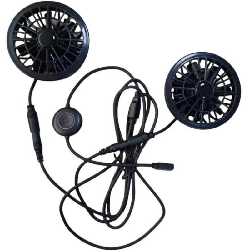 Ventilatore di pantaloni 2pcs Ventilatore di raffreddamento piccolo 5V con presa di tipo C