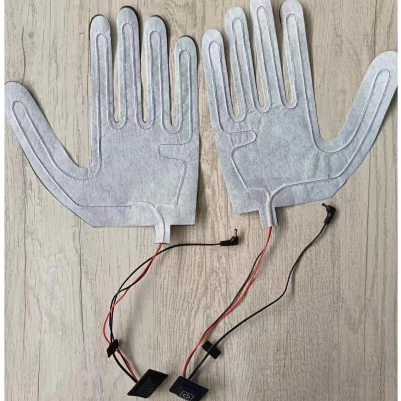 Pad di riscaldamento 7.4V personalizzato per guanti con spina DC 3.5x1.35mm