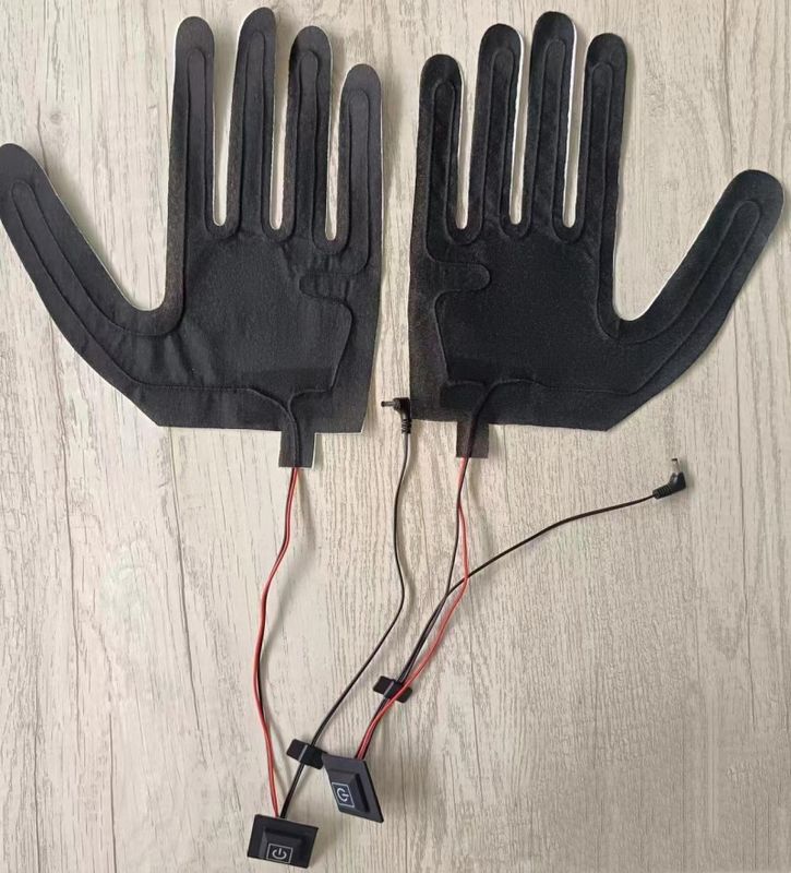 Pad di riscaldamento 7.4V personalizzato per guanti con spina DC 3.5x1.35mm