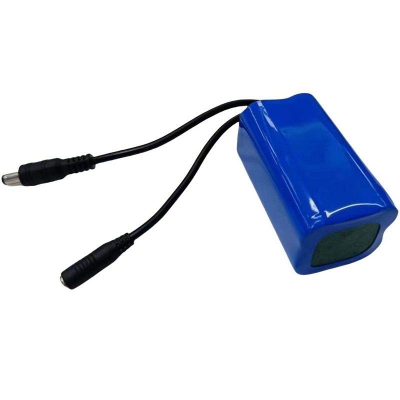 Batteria a striscia a LED 7.4V Capacità massima per 4 celle 18650 Batteria con presa a corrente continua