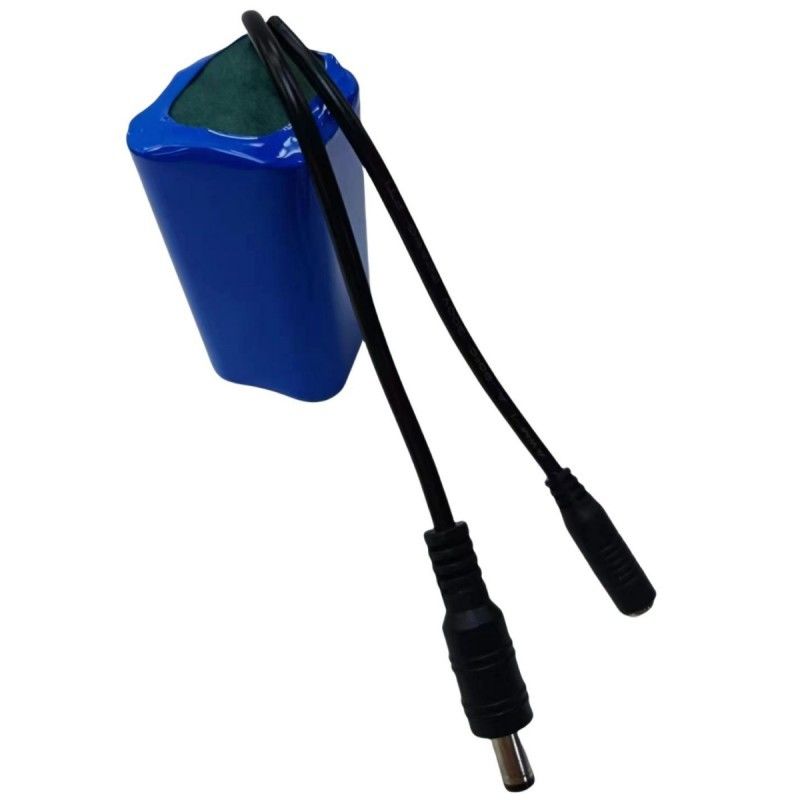 Batteria a striscia a LED 7.4V Capacità massima per 4 celle 18650 Batteria con presa a corrente continua