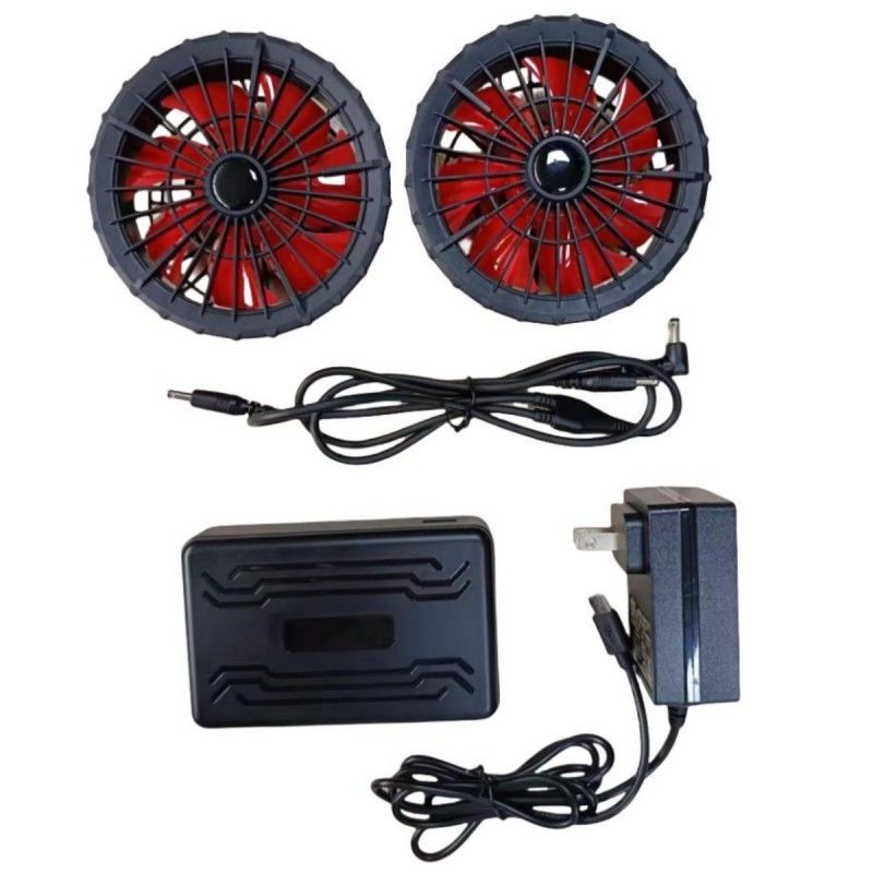 19V Set batteria ventilatore 20000mAh Per il giubbotto di raffreddamento estivo 12 ore di lavoro