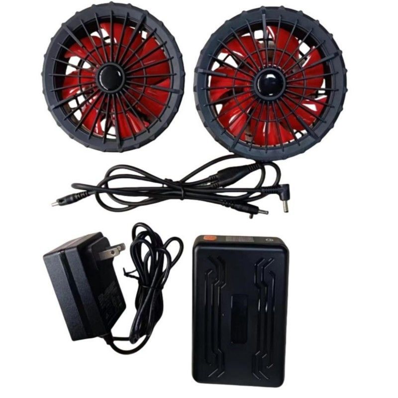 19V Set batteria ventilatore 20000mAh Per il giubbotto di raffreddamento estivo 12 ore di lavoro