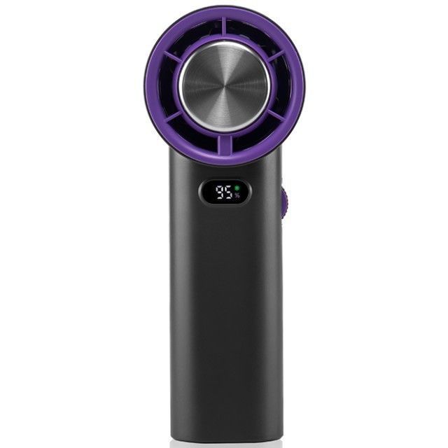 Ventilatore di raffreddamento a ghiaccio senza passo 13000 giri al minuto Ventilatore portatile a mano senza lama 3600mAh