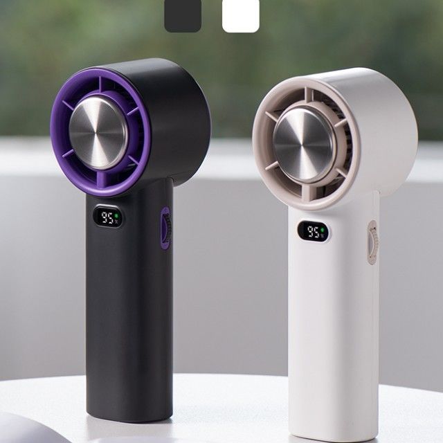 Ventilatore di raffreddamento a ghiaccio senza passo 13000 giri al minuto Ventilatore portatile a mano senza lama 3600mAh