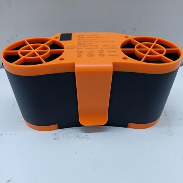 Ventilatore da cintura portatile con batteria da 20000mAh, 6 livelli di velocità regolabili e funzione power bank