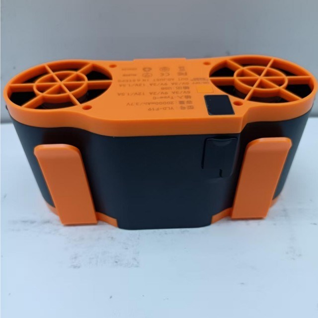 Ventilatore da cintura portatile con batteria da 20000mAh, 6 livelli di velocità regolabili e funzione power bank